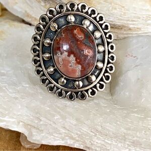 Inca Pattern Laguna Lace Sterling Silver Ring